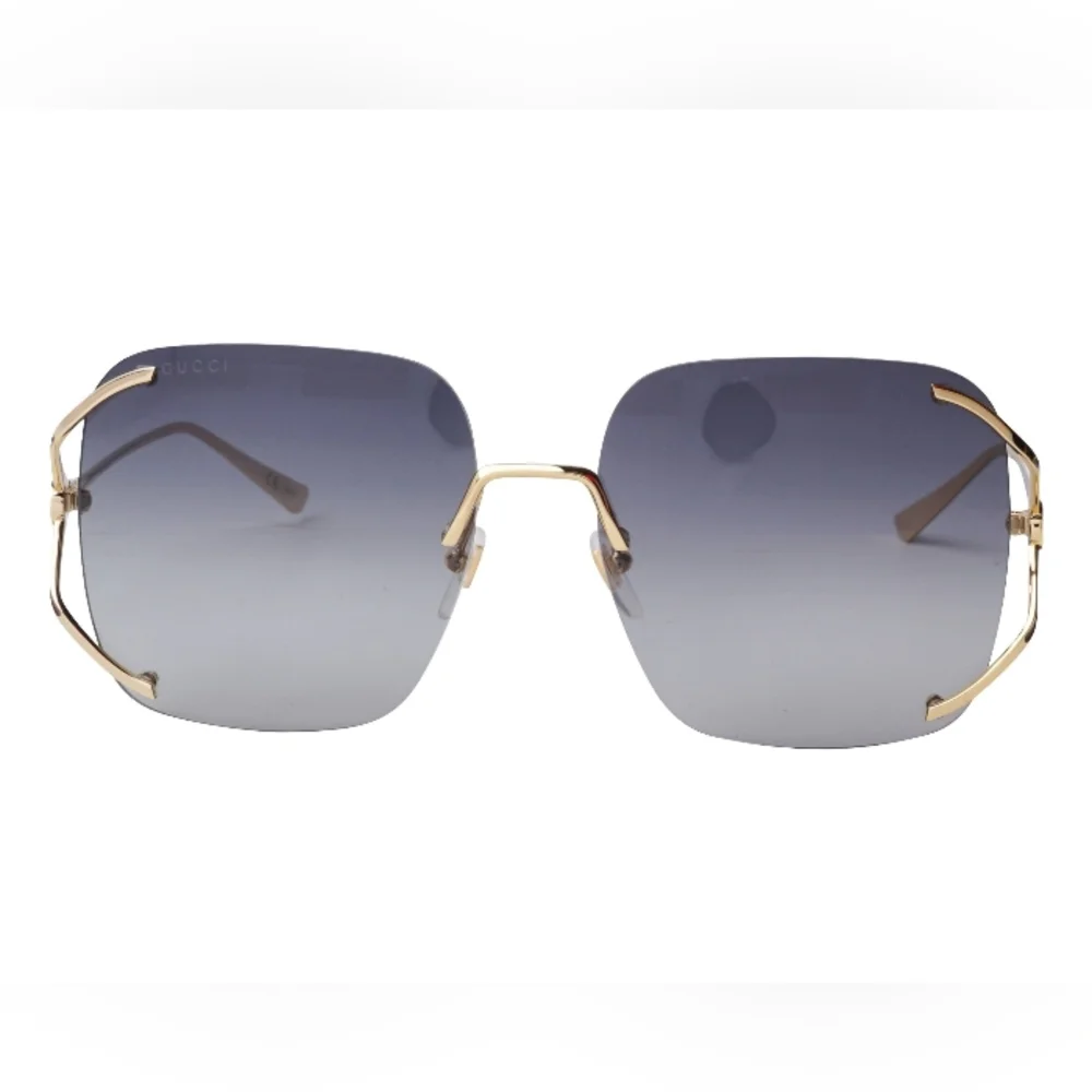 NEW WOMEN GUCCI SUNGLASSES GG0646S 001 SQUARE GUCCI EYEWEAR - Picture 7 of 10